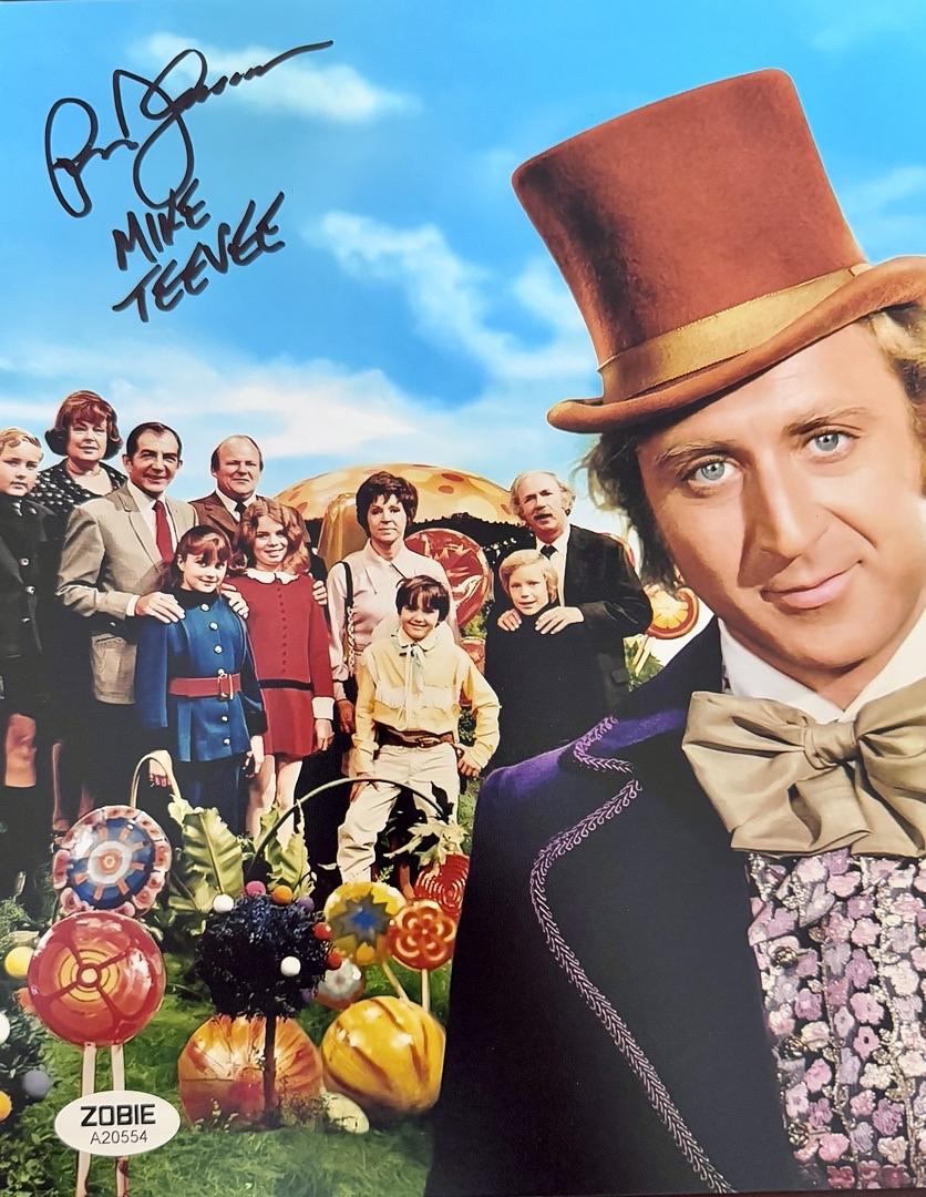 Paris Themmen Signed 8x10 Photo (Willy Wonka & The Chocolate Factory) - Zobie COA