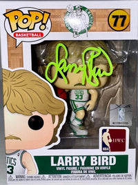 Larry Bird Signed Funko Pop #77 (Boston Celtics) - JSA COA