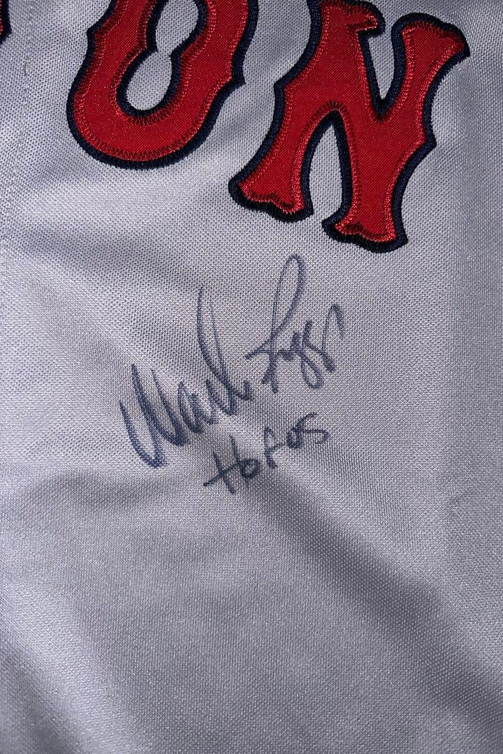 Wade Boggs Signed Red Sox Authentic Grey Majestic Jersey - Steiner COA