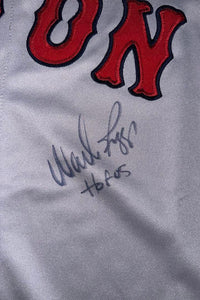 Wade Boggs Signed Red Sox Authentic Grey Majestic Jersey - Steiner COA