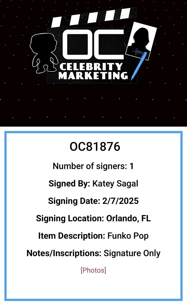 Katey Sagal Signed Funko Pop #1758 "Turanga Leela" (Futurama) - OC Celebrity Marketing #01