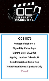 Katey Sagal Signed Funko Pop #1758 "Turanga Leela" (Futurama) - OC Celebrity Marketing #01