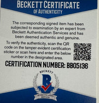 Richard Dreyfuss Signed License Plate Beckett COA (Jaws) #02