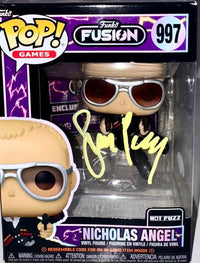 Simon Pegg Signed Funko Pop #997 "Nicholas Angel" (Hot Fuzz) - JSA COA