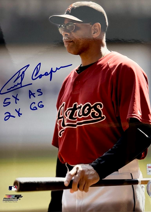 Cecil Cooper Signed 8x10 Photo Houston Astros - TriStar COA