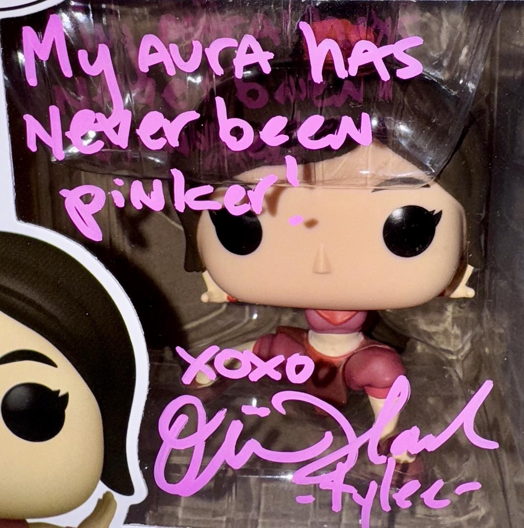Olivia Hack Signed Funko Pop #997 "Ty Lee" (Avatar Last Airbender) w/ Quote - SWAU #03