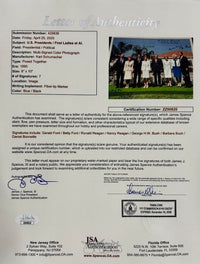 Fords, Reagans and Bushs Signed 8x10 (Bush's personalized) *RARE* - JSA COA