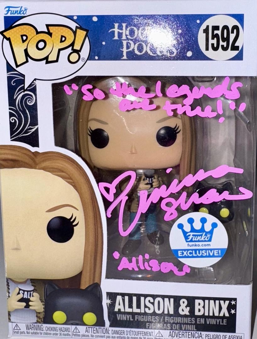 Vinessa Shaw Signed Funko Pop #1592 "Allison & Binx" (Hocus Pocus) - SWAU #03