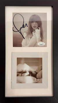 Taylor Swift Custom Framed & Signed CD Insert (The Tortured Poets Department) - JSA COA #02