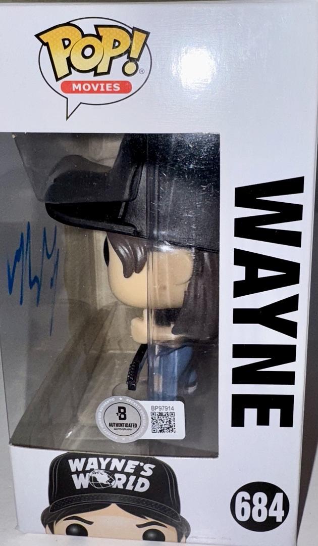 Mike Myers Signed Funko Pop  #684 (Wayne's World) - Beckett COA #03