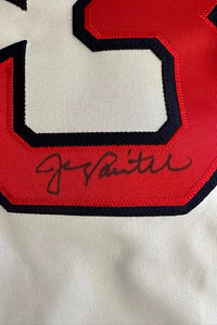 Jason Varitek Signed Red Sox 2004 World Series White Majestic Jersey - SureShot COA
