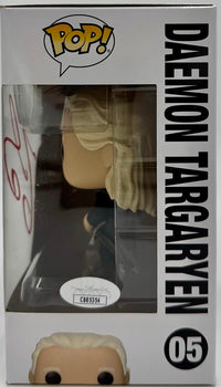 Matt Smith Signed Funko Pop #05 Daemon Targaryen (GOTG - House Of The Dragon)  - JSA COA #04