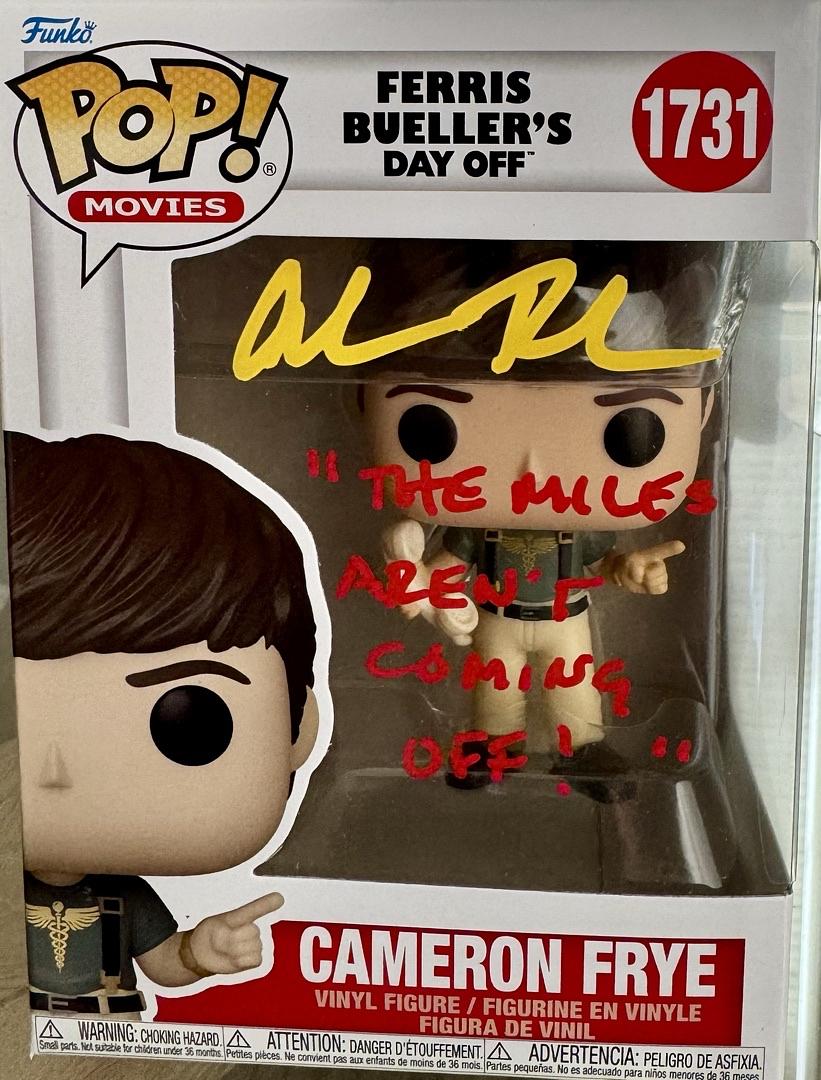 Alan Ruck Signed Funko Pop #1731 "Cameron Frye" (Ferris Bueller) w/ Quote - JSA COA #02