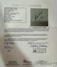 Stephen King Autographed Firestarter Book First Edition Signed - JSA COA full letter of authenticity