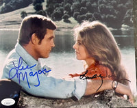 Lee Majors Lindsey Wagner Signed 8x10 Photo (Six Million Dollar Man) - JSA COA