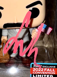 Sacha Baron Cohen Signed LIMITED EDITION Funko Pop #1269 Borat - Beckett COA
