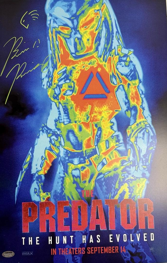 Brian Prince Jr Signed 11x17 Photo (Predator) - Schwartz COA