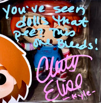 Christine Elise Signed Funko Pop #56 "Chucky" (Childs Play) w/Inscription - OC Celebrity Marketing #02