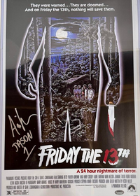 Ari Lehman Signed 11x17 Photo (Friday The 13th) - Schwartz COA