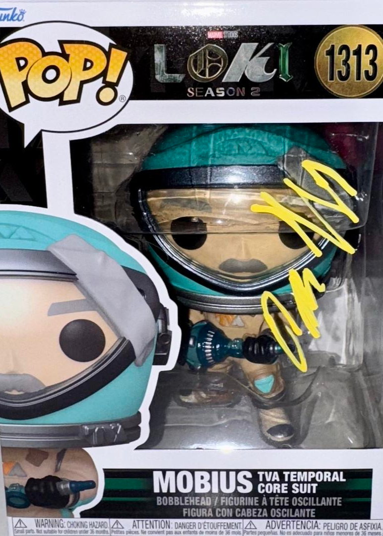 Owen Wilson Signed Funko Pop #1313 "Mobius (Loki) - JSA COA