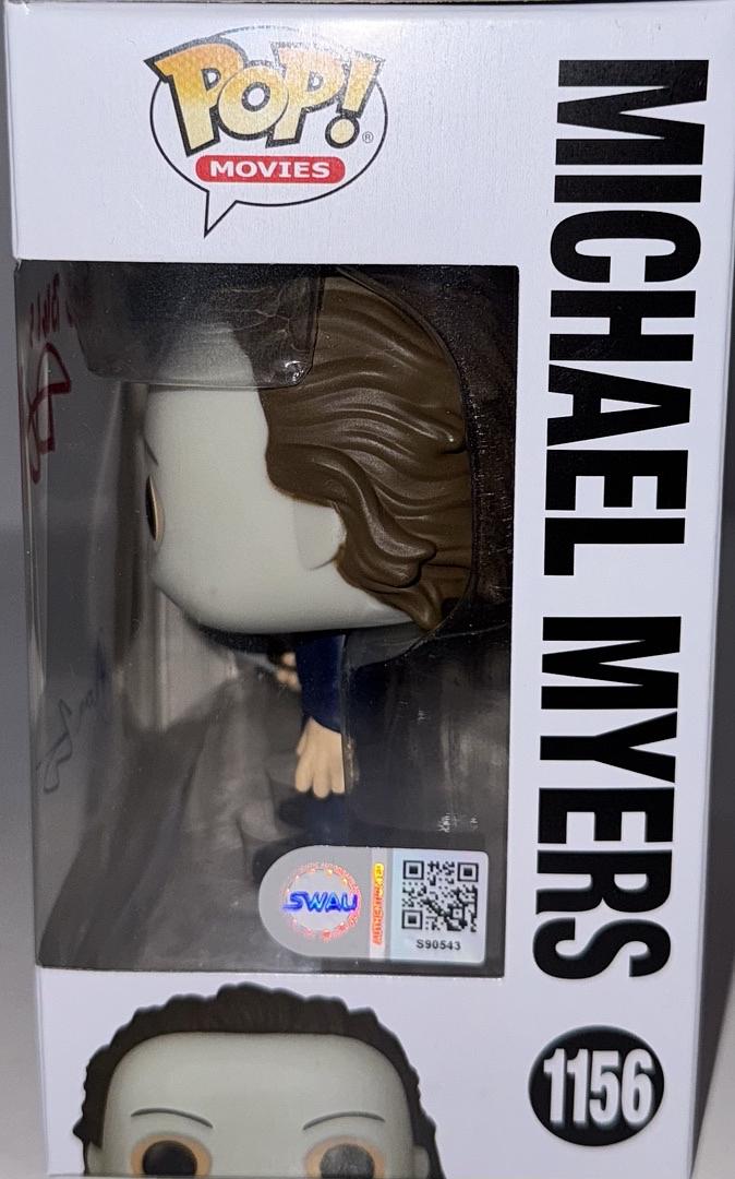 Daniel Roebuck, Duane Whitaker Signed Funko Pop #1156 Michael Myers (Halloween)  - SWAU #02