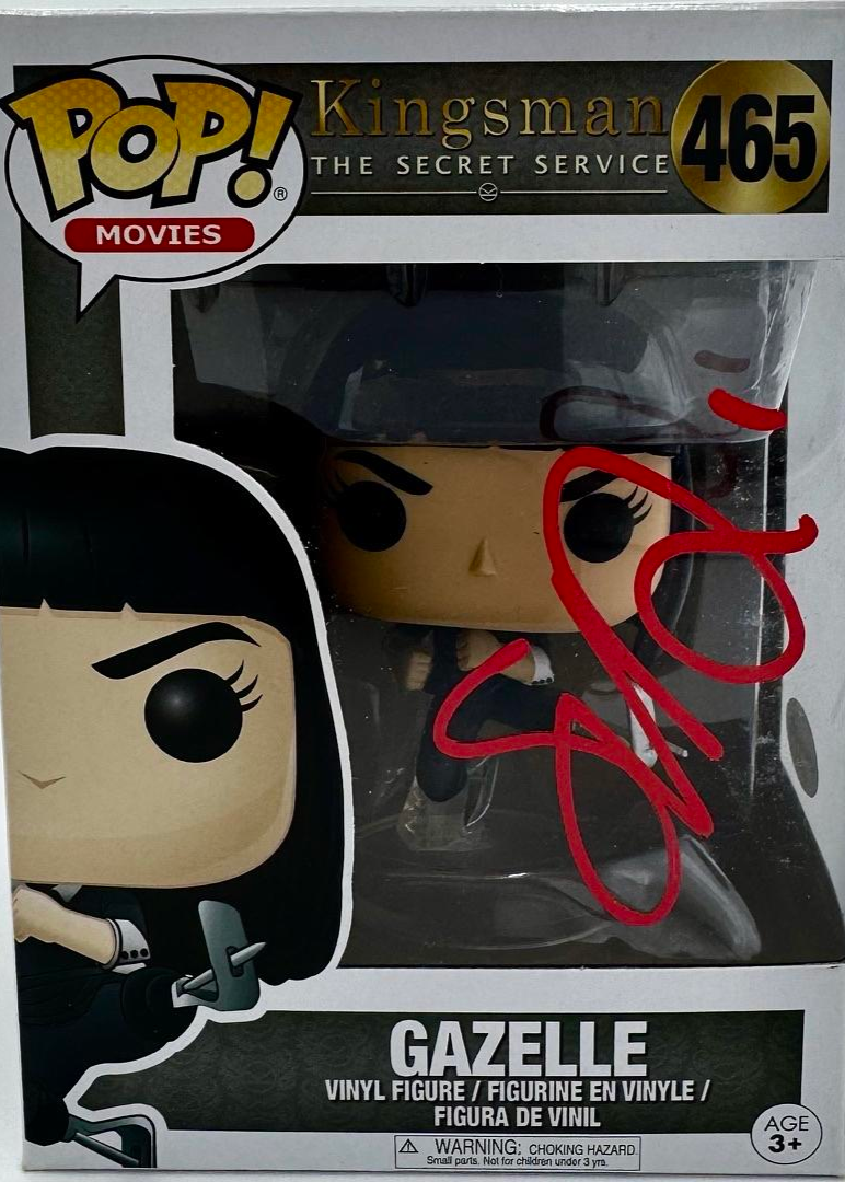 Sofia Boutella Signed Funko Pop #465 Gazelle (Kingsman)  - ACOA