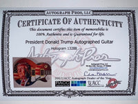 Donald Trump Signed Guitar - ACOA