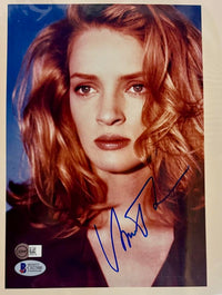 Uma Thurman Signed 8x10 Photo - Beckett COA