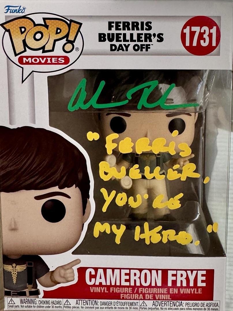 Alan Ruck Signed Funko Pop #1731 "Cameron Frye" (Ferris Bueller) w/Long Quote - JSA COA #01