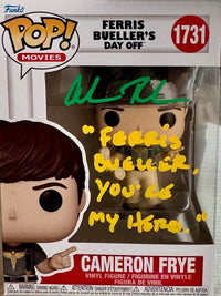 Alan Ruck Signed Funko Pop #1731 "Cameron Frye" (Ferris Bueller) w/Long Quote - JSA COA #01