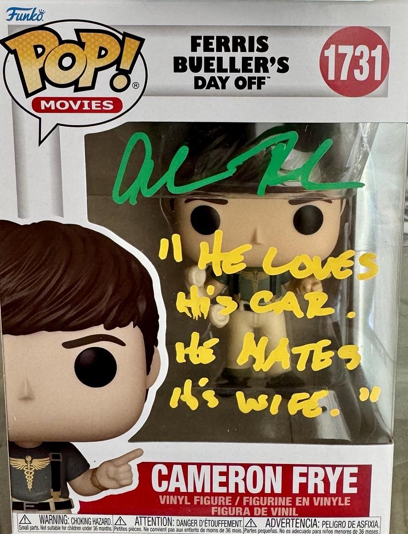 Alan Ruck Signed Funko Pop #1731 "Cameron Frye" (Ferris Bueller) w/Long Quote- JSA COA #07