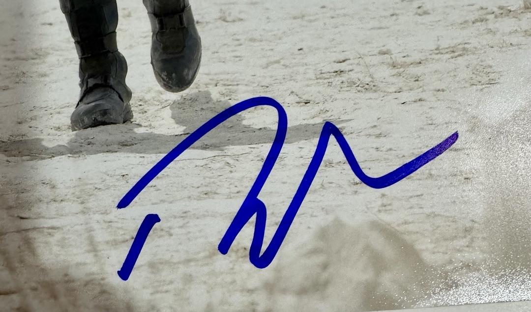 Ryan Reynolds signed 11x14 Deadpool & Wolverine (Blue Ink) - Beckett