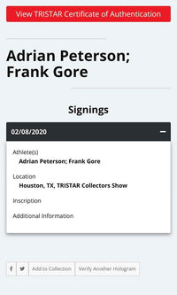 All Time Leading Rushers - Running Back Legends Emmitt Smith, Frank Gore, Barry Sanders, Adrian Peterson Signed Full-Size Black Schutt Helmet - Tristar COA