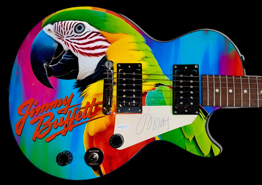Jimmy Buffett Signed Guitar - ACOA