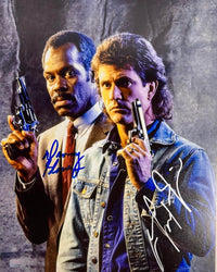 Danny Glover & Mel Gibson Signed 11x14 Photo (Lethal Weapon) - PSA / Celebrity Authentics #02