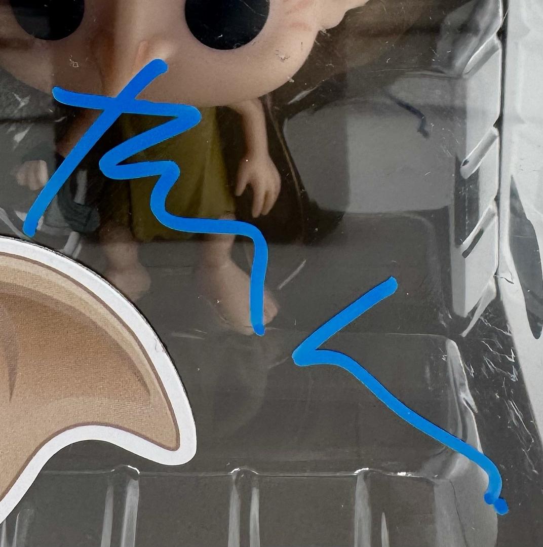 Toby Jones Signed Funko Pop #17 Dobby (Harry Potter)  - Beckett COA #02