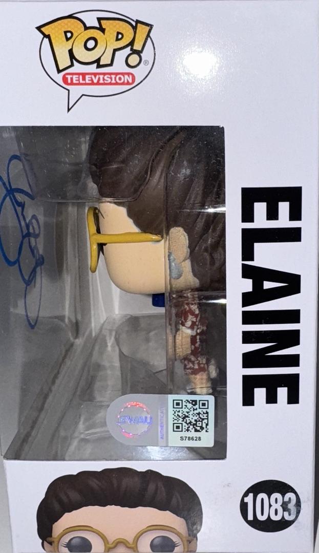 Julia Louis Dreyfus Signed Funko Pop #1083 Elaine (Seinfeld) - SWAU #02