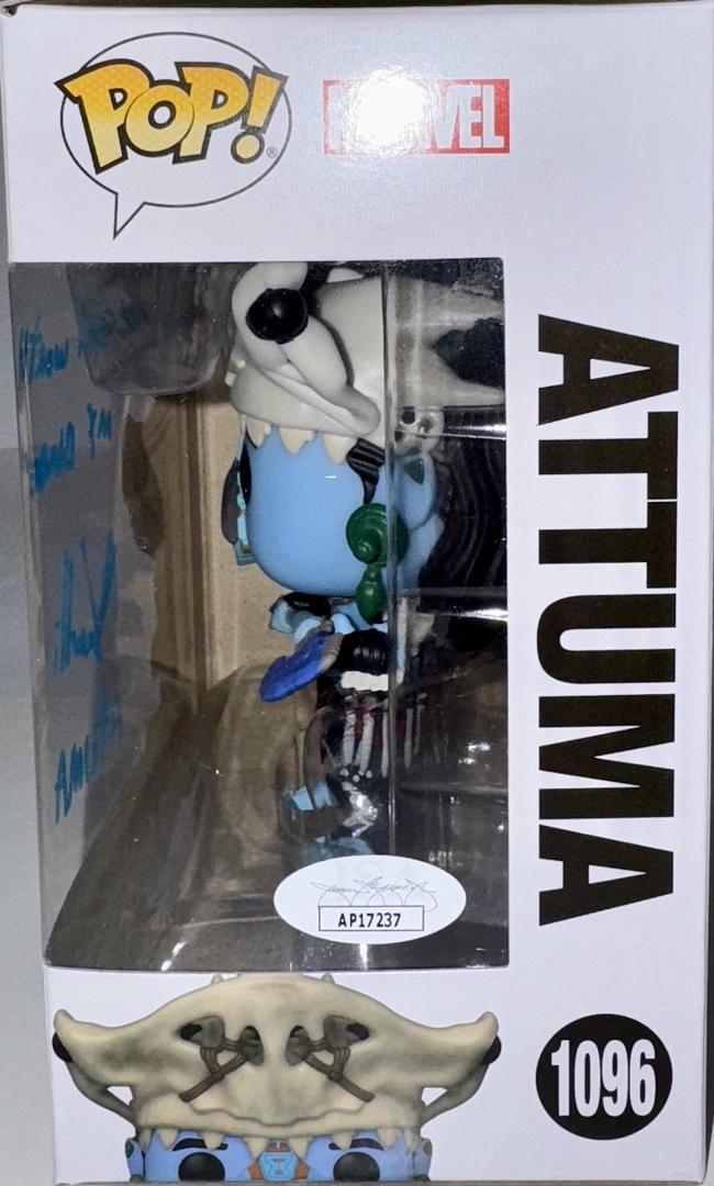 Alex Livinalli Signed Funko Pop #1096 "Attuma" (Black Panther) w/Quote - JSA COA #02