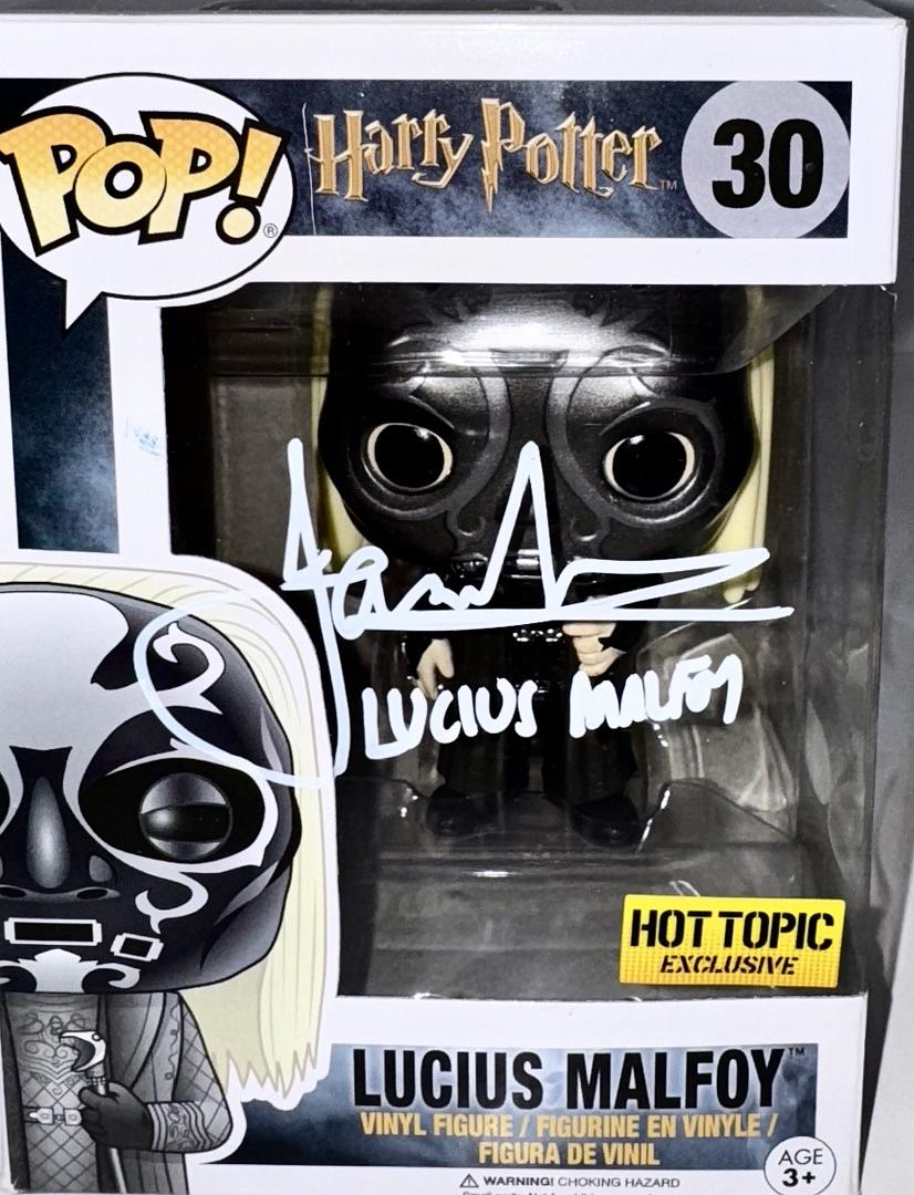Jason Isaacs Signed Funko Pop #30 "Lucius Malfoy" (Harry Potter) - JSA COA #02