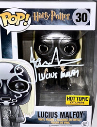 Jason Isaacs Signed Funko Pop #30 "Lucius Malfoy" (Harry Potter) - JSA COA #02