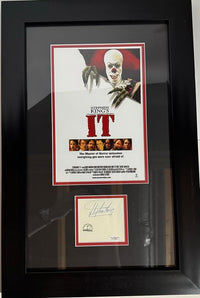 Stephen King Cusom Cut Signed & Framed Movie Poster (IT) - JSA COA