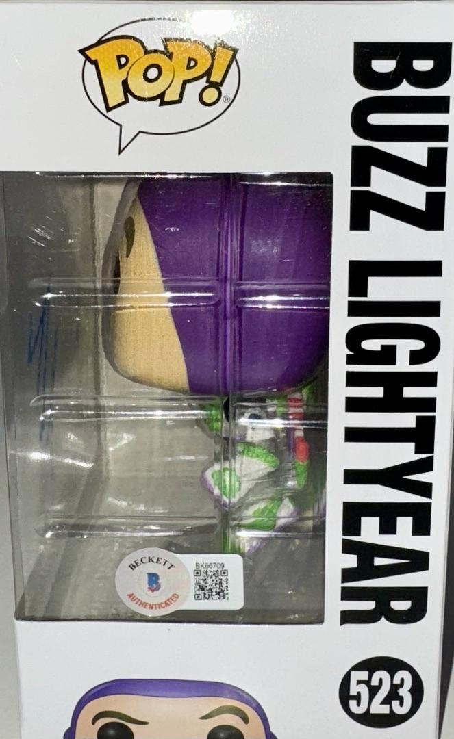 Tim Allen Signed Funko Pop #523 "Buzz Lightyear" (Toy Story) - Beckett COA