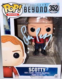 Simon Pegg Signed Funko Pop #352 "Scotty" (Star Trek)  - JSA COA #02