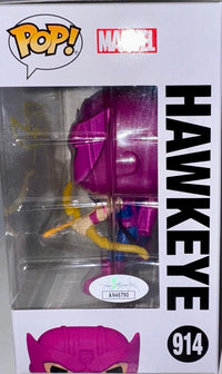 Jeremy Renner Signed Funko Pop #914 "Hawkeye" Marvel - JSA COA