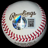 Manny Ramirez Autographed Rawlings Official 2004 World Series Baseball w/ MVP Inscription Beckett COA #01
