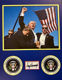 Donald Trump Signed & Matted Bookplate Cut Signature - Koschal COA #07