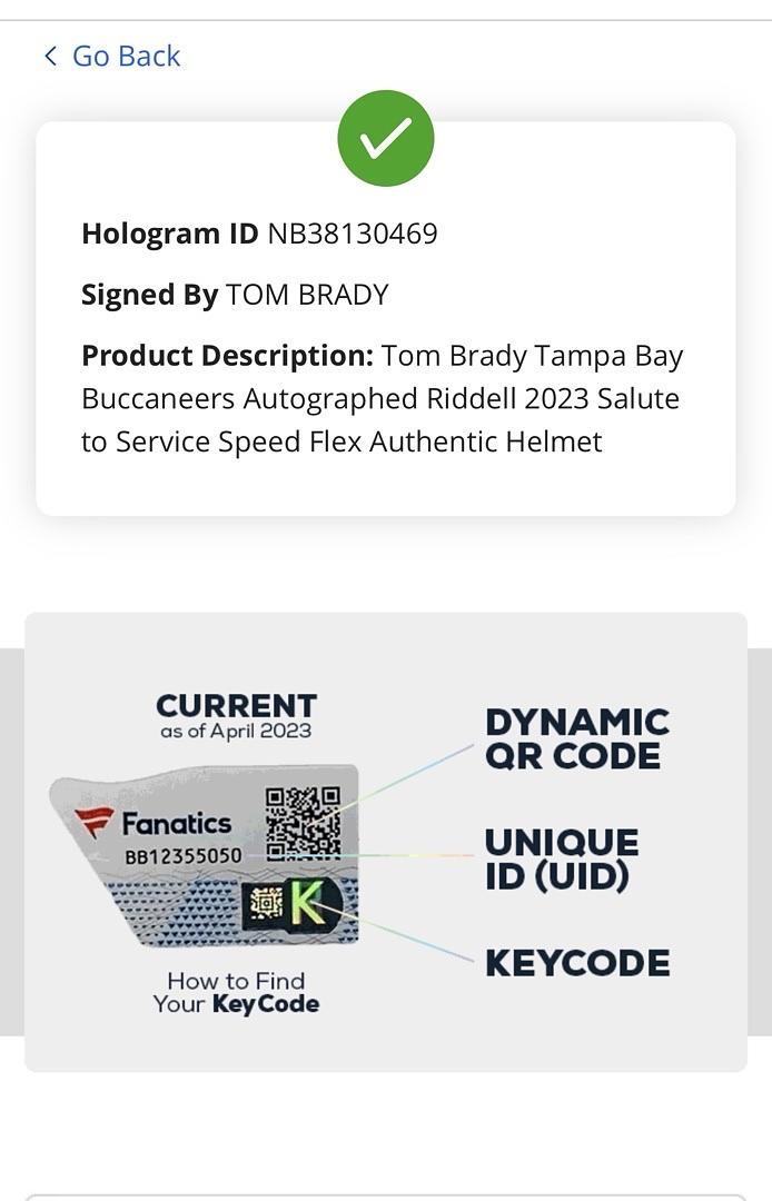 Tom Brady Autographed Full Size Authentic On-Field "Salute to Service" Buccaneers Helmet Fanatics COA