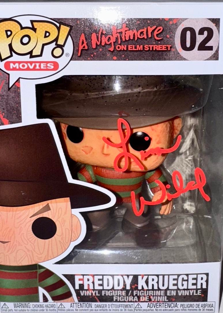 Lisa Wilcox Signed Funko Pop #02 Freddy Krueger (Nightmare On Elm Street)  - SWAU #05