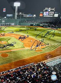 2004 Red Sox 16x20 World Series Signed Photo (starting 9 plus Francona) - SureShot COA