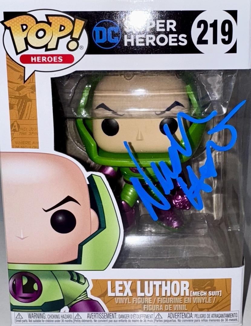 Nicholas Hoult Signed Funko Pop #219 "Lex Luthor" (DC Superheroes) - Beckett COA